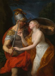 Allegori om fred og krig, 1776.