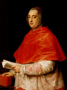 Portræt af kardinal Prospero Colonna di Sciarra af Pompeo Girolamo Batoni