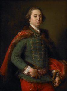 Portræt af John Woodyeare af Pompeo Girolamo Batoni