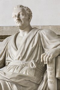 Statue af Cesare Beccaria af Pompeo Marchesi