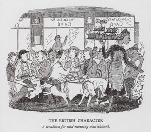 The British Character, En svaghed for morgenmaden (litografi)