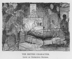 Den britiske karakter, Love of Detective Fiction (litho)