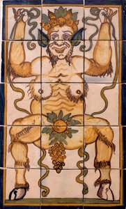Bacchus - Flisepanel Bacchus, portugisisk fabrik af Portuguese School