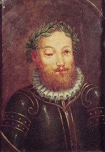 Portræt af Luis Vaz de Camoes (ca. 1524-80) 16.-17. århundrede