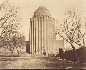 [Bastam, Tomb Tower bygget 1313, Khorasan], 1840