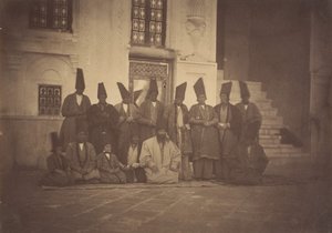 [I Dameganernes moske, eunukkerne], 1850