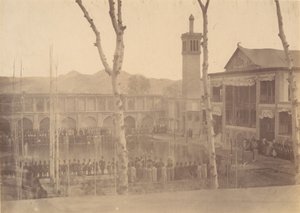 [Shahens Palads, respekterer ShahFete de Salam, Teheran, Iran [samme a..., 1840
