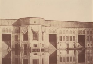 [Sommerresidens Qasr of the Shah, Emarat-e xoruji, Teheran, Iran], 1840