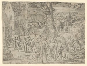 Landsbymessen, 1549., 1549. af Possibly by Peeter van der Borcht.