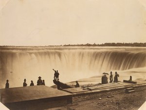 Niagara Falls, ca. 1855. af Possibly by Silas A. Holmes.
