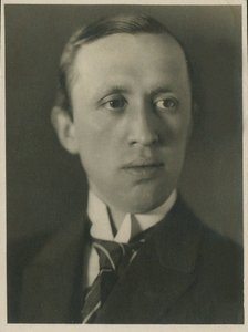 Portræt af Karel Capek 1890-1938, 1930. af Prague . Photo studio Vanek