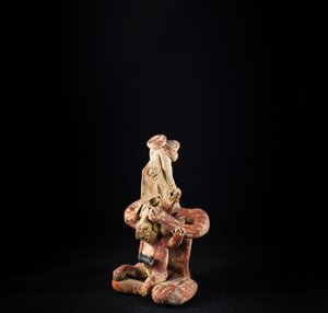 Kvindestatuette / mexicansk kunst, Nayarit (terrakotta)