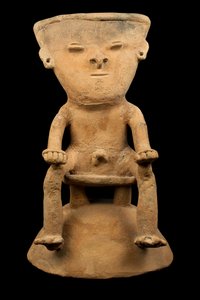 Begravelsesurne / myggekultur (terrakotta) af Precolombian Precolombian