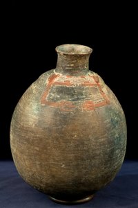 Kugleformet vase / Paracas-kultur (terrakotta) af Precolombian Precolombian