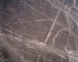 Luftfoto af Nazca -linjer (fotografering af Prehistoric Prehistoric
