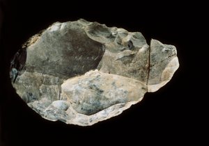 Dobbeltsidet flint, øvre palæolitikum (flint) af Prehistoric Prehistoric