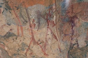 Menneskelige figurer (hulemaleri) af Prehistoric Prehistoric