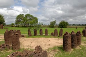 Forhistorie: Megalitisk cirkel af sten fra Wassu, Gambia (foto) af Prehistoric Prehistoric