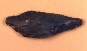 Stenpilespids opdaget i Isolino di Varese (Italien). af Prehistoric Prehistoric
