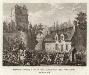 Baron de Besenval de Brunstatt bragt til Grand Chatelet i Paris
