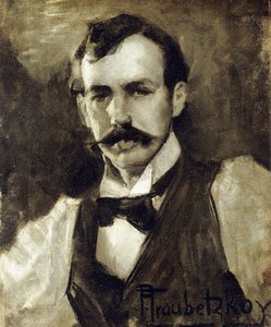 Portræt af maleren, Sir Jebusa Shannon, R.A.