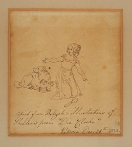 Skitse af prinsesse Victoria af Princess Royal (1840 1901) Victoria
