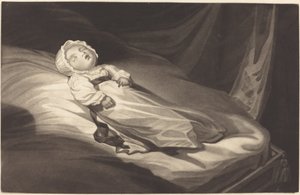 Sovende spædbarn af Probably British 19th Century