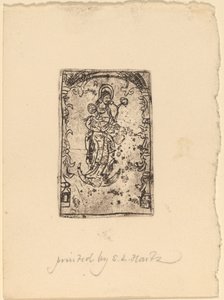 Madonna og barn af Probably Netherlandish 15th Century