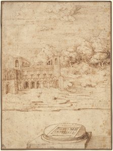Den kejserlige villa af Probably Titian Venetian 16th Century