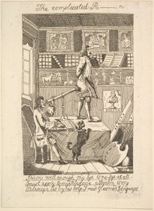 Den komplicerede R_____n, 1794. af Probably etched by Richard Livesay