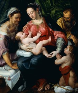 Hellig Familie, af Prospero Fontana (1512-1597).
