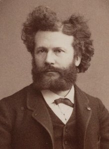 Portræt af Camille Flammarion 1842-1925, 1884. af Prudent René Patrice Dagron