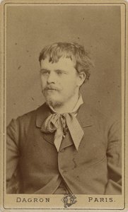 Portræt af maleren Jules Bastien-Lepage 1848-1884, ca. 1875. af Prudent René Patrice Dagron