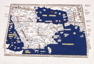 Kort over Arabien, Den Persiske Golf og Det Indiske Hav, 1541