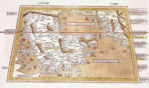 Sjette Asie Tabula, 1541 af Ptolemy