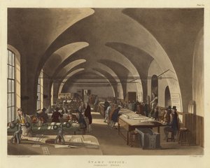 Frimærkekontor af Pugin and Rowlandson