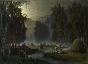 Hømagere. Aftenhvile af Pyotr Alexandrovich Sukhodolsky