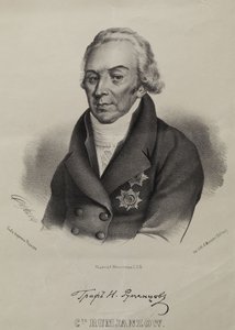 Portræt af grev Nikolay Petrovich Rumyantsev 1754-1826
