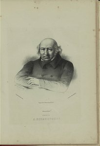 Portræt af forfatteren Prins Alexander Shakhovskoi 1777-1846, 1860