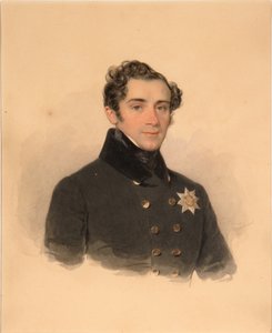 Portræt af prins Alexander Fyodorovich Golitsyn 1796-1864, 1838 af Pyotr Fyodorovich Sokolov