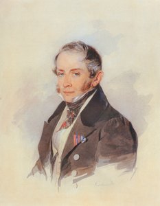 Portræt af komponisten grev Matvey Vielgorsky 1794-1866, 1830