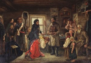 Before the marriage, 1900sdani af Pyotr Ivanovich Tselebrovski