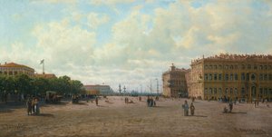 Slotspladsen i Sankt Petersborg, 1860