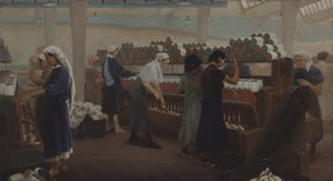 Tekstilfabrik i Kirovobad af Pyotr Pheonovich Stroev