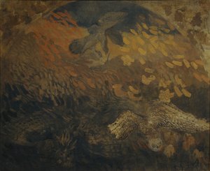 Natten, 1904 af Pyotr Savvich Utkin