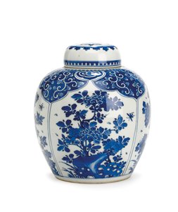 Ingefærkrukke og låg, Kangxi-perioden, 1661-1722