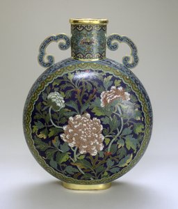 Månekolbe (cloisonne-emalje)