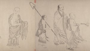 The Sixteen Luohans, 1500-tallet.