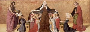 The Virgin of Mercy af Cadard-familien, 1453 af Quarton