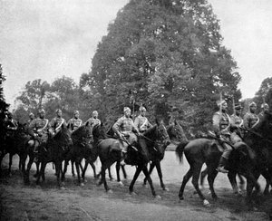 Danske Husarer i Bernsdorff, 1908 af Queen Alexandra